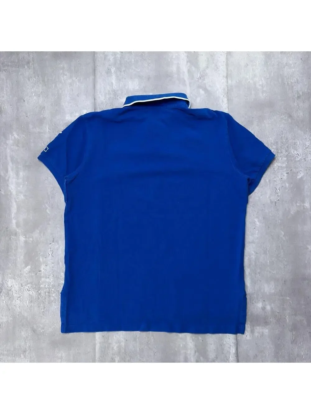 Y2K Blue Polo Ralph Lauren Big Pony Chief Keef Polo Shirt
